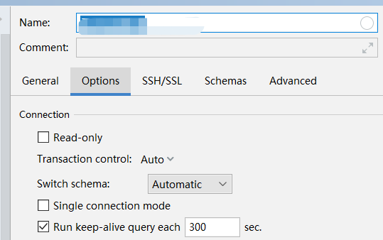 idea keepAlive setting